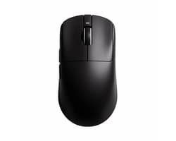 VXE R1 SE+ - Draadloze Gaming-Muis - 51g - PAW3395 SE Sensor - Lichtgewicht - 2000 Hz Polling Rate - Oplaadbare 300 mAh Batterij - Huano Blue V2 Switches - Ergonomisch Design - Zwart