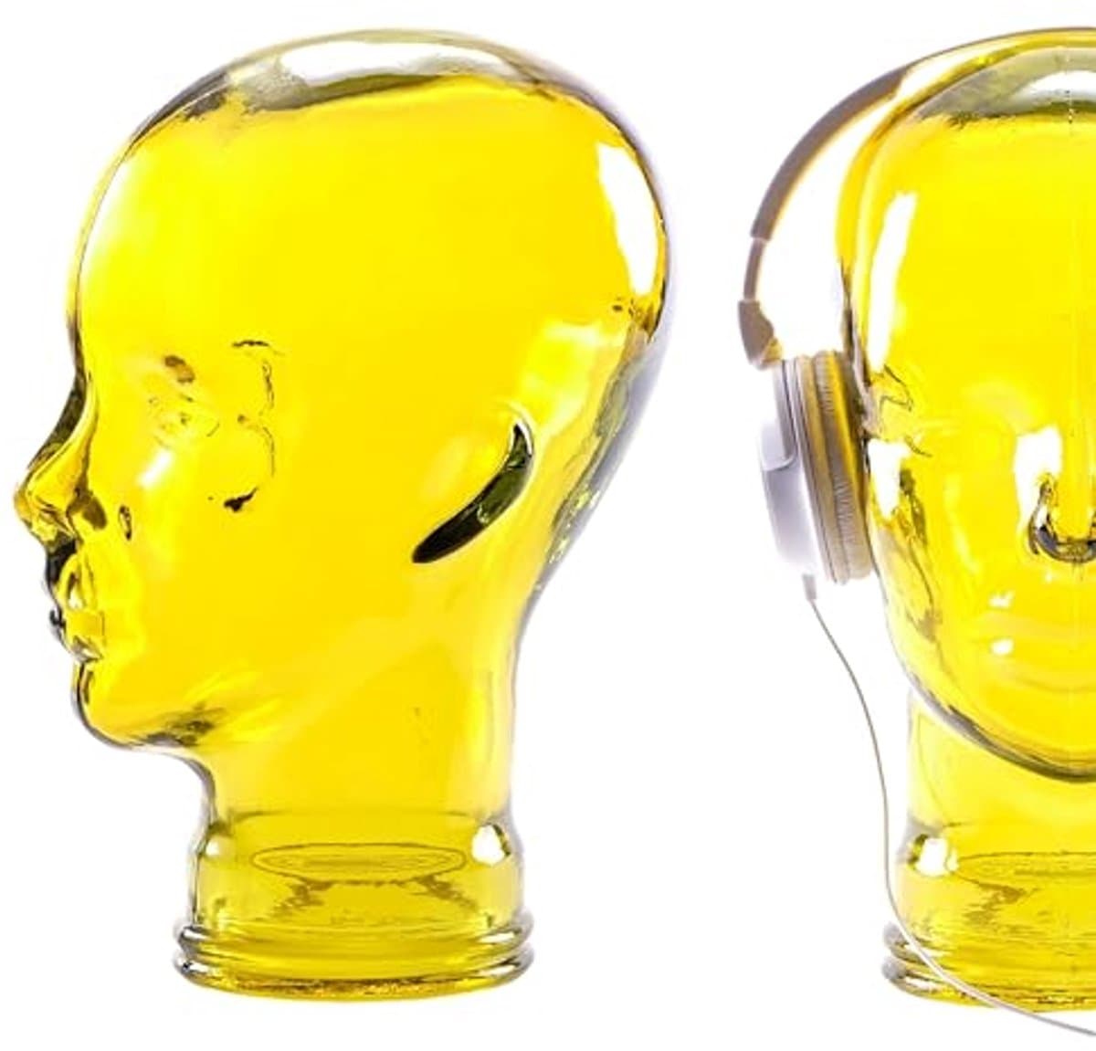 Hoofdtelefoonstandaard van gerecycled glas - Decoratieve en kleurrijke houder, 29 cm — afbeelding 1