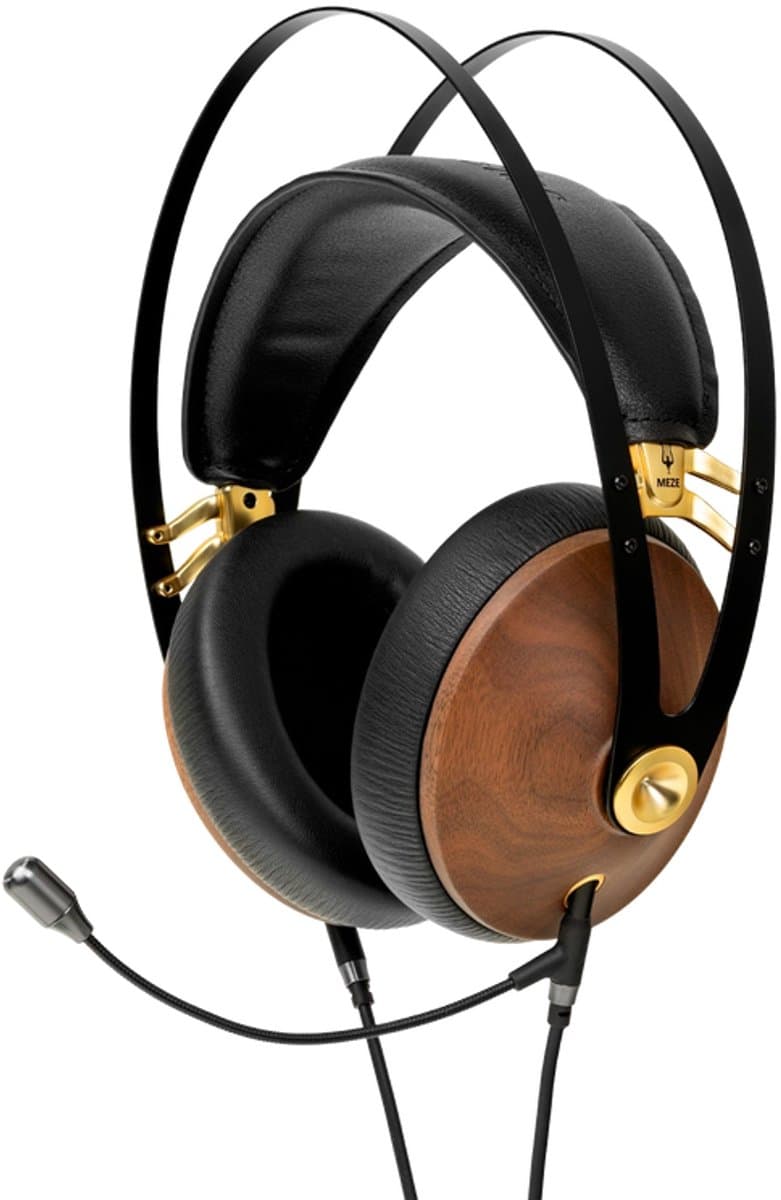 Meze Audio 99 Classics Headset Bedraad Hoofdband Oproepen/muziek Zwart, Goud, Walnoot — afbeelding 1