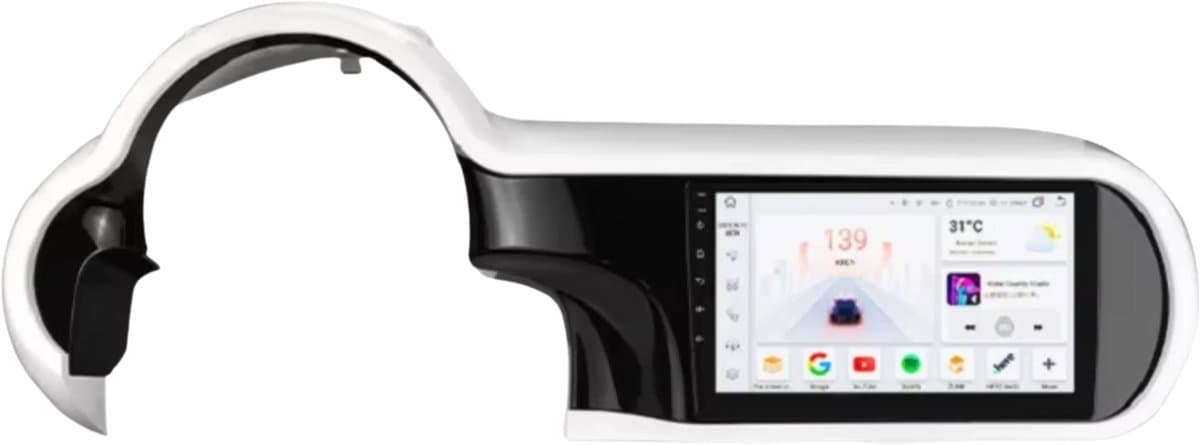 Autoradio met bluetooth - Carplay - Voor Renault Twingo (2014-2024) - Geschikt voor Apple en Android - Stereo - Navigatie - Navigatiesysteem auto - 3GB 32GB — afbeelding 1