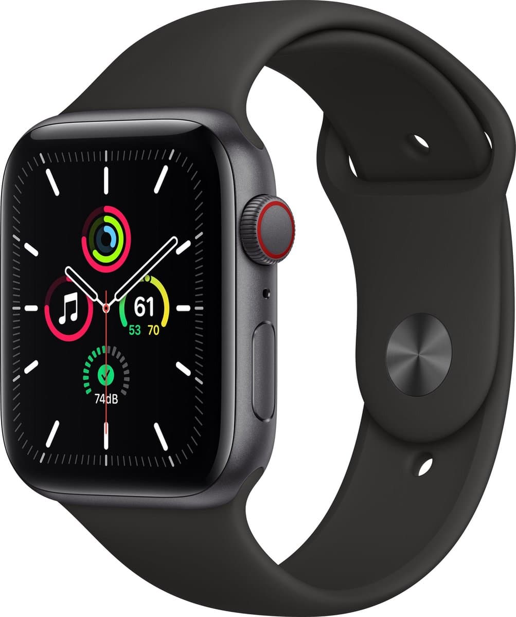 Apple Watch SE Apple Watch 44 mm Black — afbeelding 1