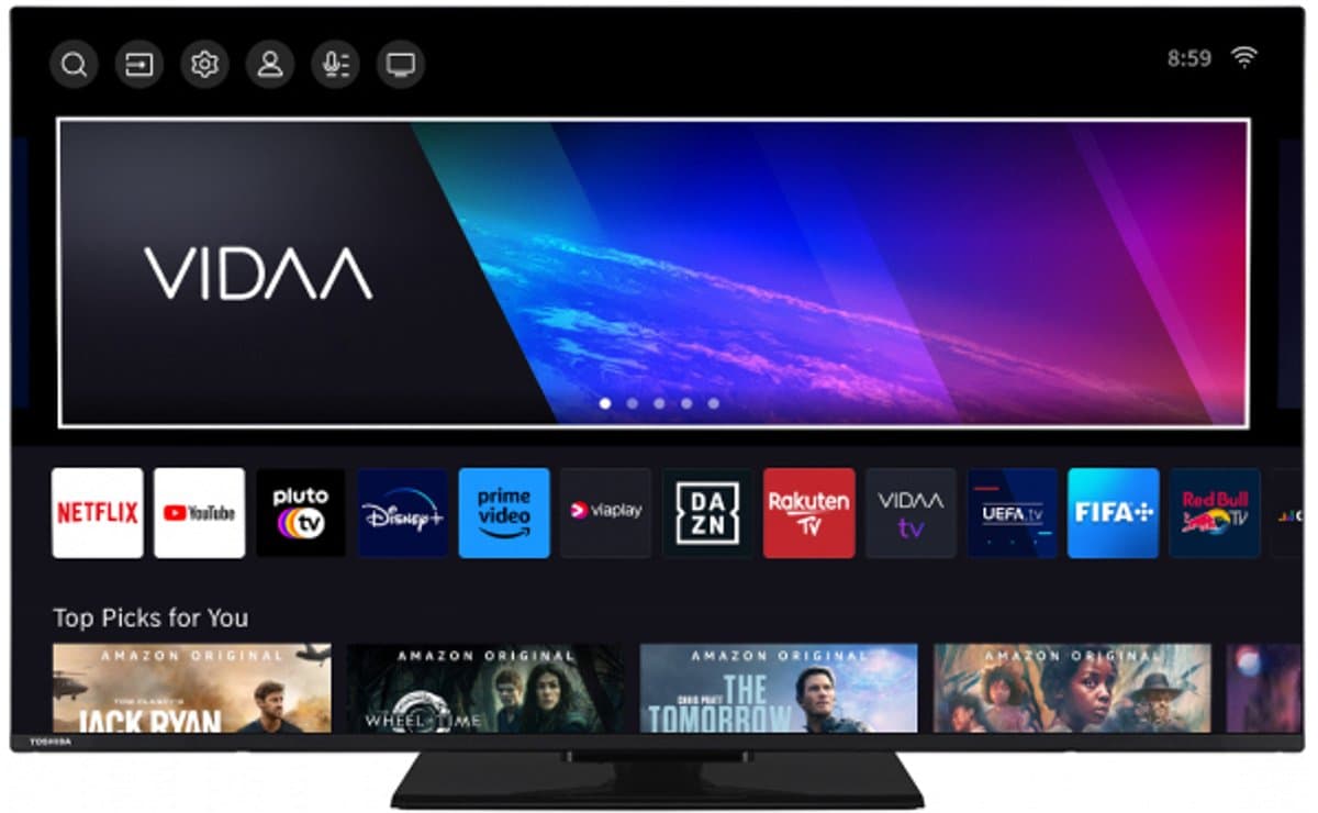 Toshiba 50UV3463DG tv 127 cm (50") 4K Ultra HD Smart TV Zwart 275 cd/m² — afbeelding 1