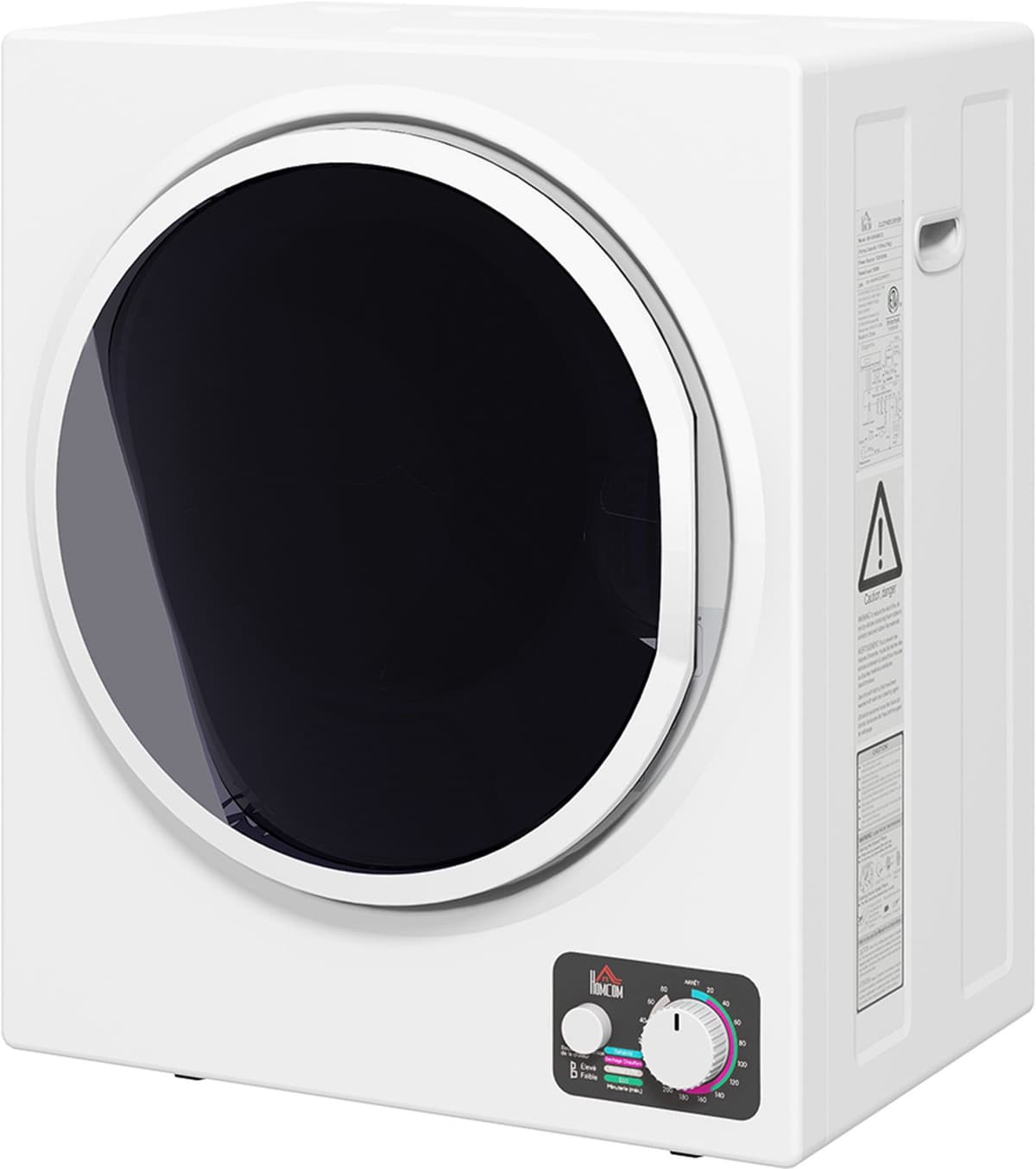 NordHaus Mini Wasdroger - 2,5 kg - 850W - Wit - Wandmontage/Staand — afbeelding 1
