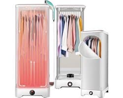 Stoom Droger - Kleding Droger - Snel Kleding Drogen - Compact Opvouwbaar - 350 Liter - Grijs