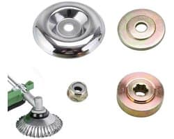 Dailygoods- Reserveonderdelen Set - 4 Stuks - Aandrijving - Moerbevestigingsset - Bladadapter - Hoogwaardig Metaal - Eenvoudig te Installeren - Grasmaaieronderdelen