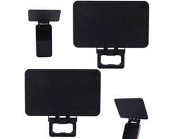 2 stuks telefoonzonneschermhoes, antireflectie en antireflectie, verstelbaar autotelefoonscherm tegen de zon met clips, universeel, geschikt voor alle smartphones