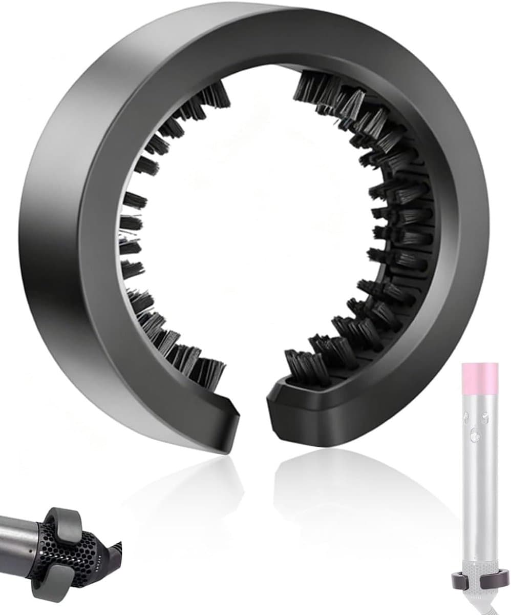 HS01 reinigingsborstel voor haardroger, krulborstel, Airwrap originele accessoires, deel 969760-01 (zilver) — afbeelding 1