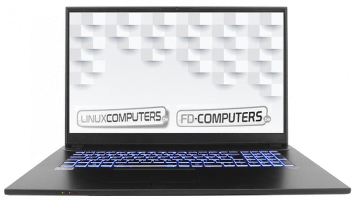 Linux laptop 17,3" | Intel Ultra 5 125U | 16 GB ram | 512 GB SSD | Linux naar keuze, Ubuntu, Linux Mint, Debian, QWERTY — afbeelding 1