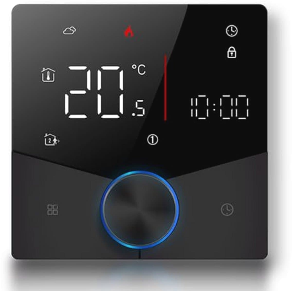 Wi-Fi Thermostaat met Touchscreen - Programmeerbare Draadloze Thermostaat voor Verwarming — afbeelding 1