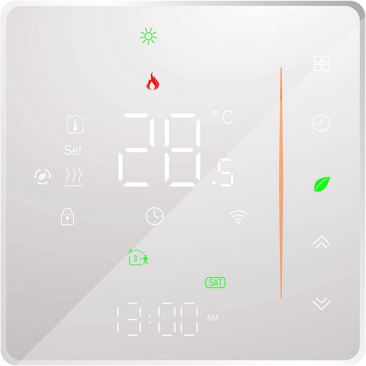 Slimme WiFi Thermostaat met Touchbediening en Weekprogramma — afbeelding 1