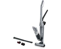 Bosch - Serie 4 BBH3K2801 - steelstofzuiger & elektrische bezem - Zakloos - Zilver