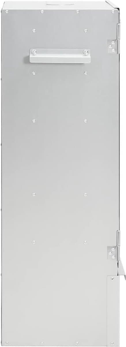 vidaXL - BBQ-rookoven - met - koude - rookgenerator - gegalvaniseerd - staal — afbeelding 1