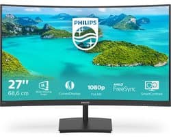 Philips 271E1SCA - Full HD Curved Monitor - 27 inch — afbeelding 1