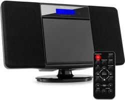 Stereo Set met CD-Speler en FM Radio - Audizio Nimes - USB - MP3 - Bluetooth - 50 W - Zwart