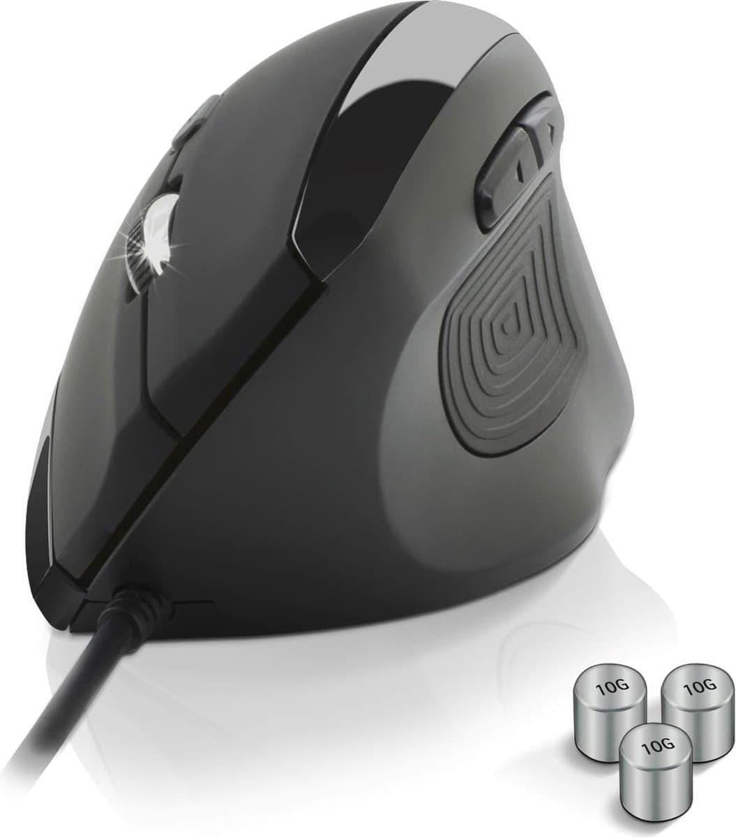 Ergonomische Verticale Muismouse met 3200 DPI en Gewichtsaanpassing — afbeelding 1