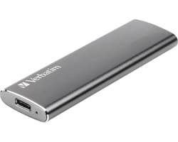 Externe SSD - Snelle Opslag - Bestanden Overzetten - USB 3.1 Gen2 - 1TB - Metaal