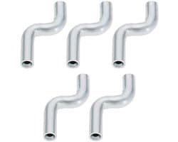 MTTproducts- Kabel Eindkap 5 Stuks - Universele Gaskabel - Stalen Eindkappen - Duurzaam - Geschikt voor Grasmaaier - Lengte 24 mm