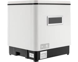 Mini Vaatwasser - Aanrecht Model - Snel Servies Wassen - 6 Delige Capaciteit - 40 x 40 x 46 cm