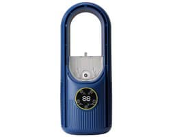 Mini airco – Blauw – airco met water – Mini airco 4 in 1 – Koelen, Blazen, Lucht Bevochtigen – Draagbare Luchtkoeler Koelventilator – 3 Wind Snelheden – USB-luchtkoeler – sfeerverlichting – Draagbare – koelventilator – Afkoeling – draagbare airco
