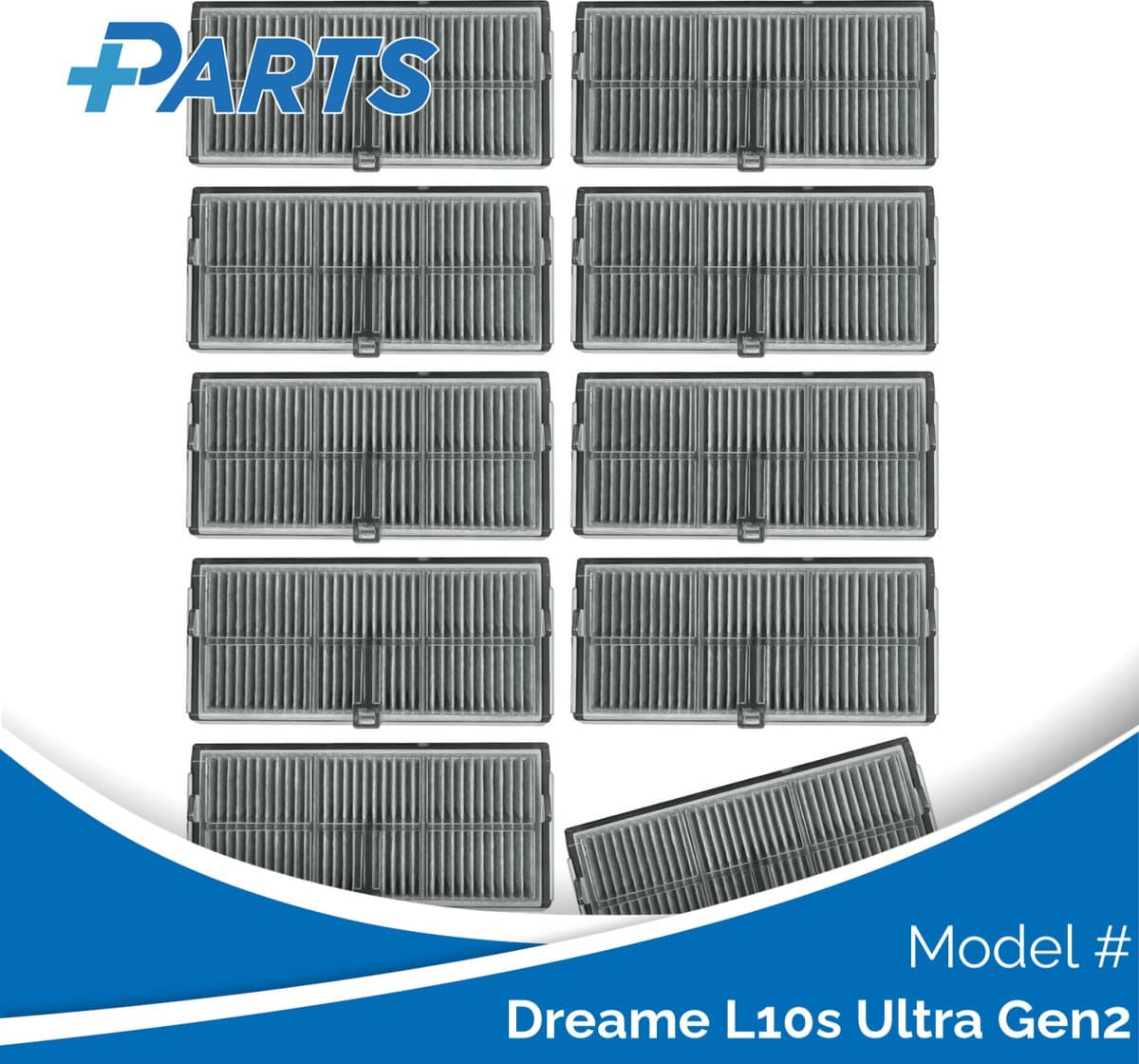 Dreame L10s Ultra Gen2 Filters (10 Stuks, Plus.Parts® alternatief voor RHF14) — afbeelding 1