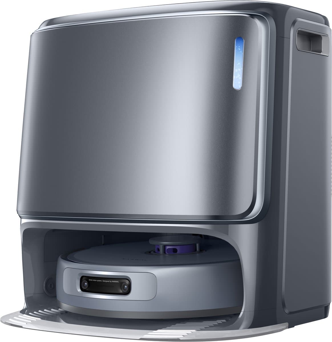 Narwal Freo Z10 Ultra Robotstofzuiger met Zelflozend Basisstation, 18.000Pa Zuigkracht, AI Vision, DirtSense Technologie, Klitvrije Borstel, 45-75°C Heet Water Wassen, LDS Navigatie, 8N Dweilen, Grijs — afbeelding 1