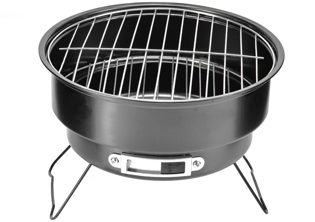Barbecue Houtskool Grill Roestvrij Staal Draagbare Camping Roker Grill - Tafelblad Houtskool Barbecue Stove — afbeelding 1