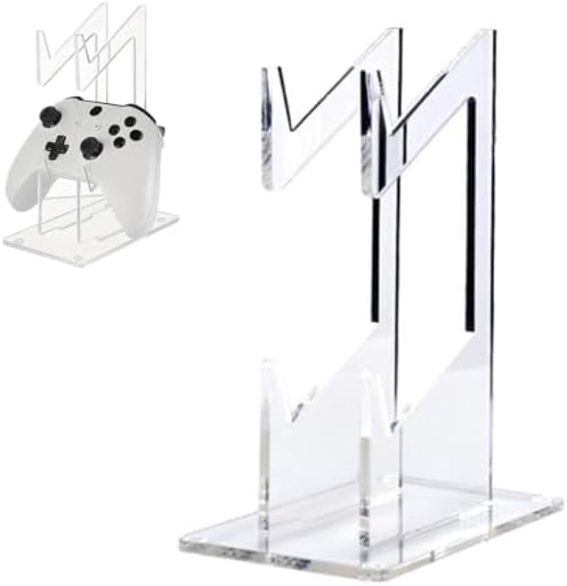 Bureauhouder voor Gaming Accessoires - 2-laags Transparant - Headset houder - Gaming Headset — afbeelding 1