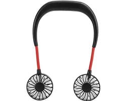 Draagbare Hangende Nekventilator met 3 Snelheden - USB Oplaadbare Mini Ventilator voor Thuis en Buiten