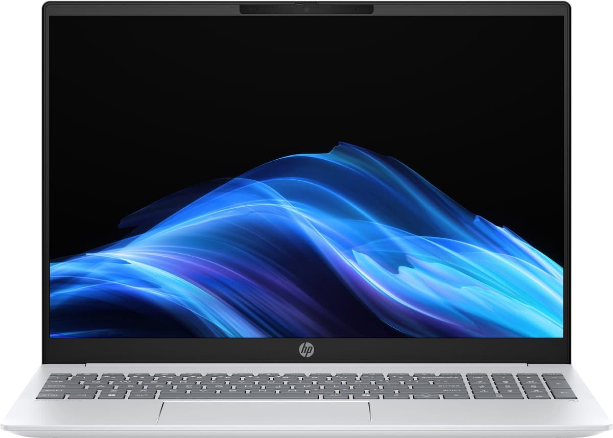 "HP OmniBook 5 NGAI 16-ag1074nd Copilot+ PC AMD Ryzen AI 7 350 Laptop 40,6 cm (16"") 2K 16 GB LPDDR5x-SDRAM 512 GB SSD Wi-Fi 6 (802.11ax) Windows 11 Home Zilver" — afbeelding 1