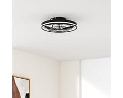RFWR® Stille Plafondventilator met Dimbare LED Verlichting en Afstandsbediening, Energiezuinige en Moderne Design