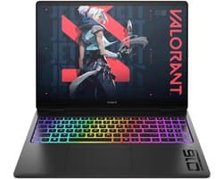 HP OMEN MAX 16-ah0680nd Intel Core Ultra 9 275HX Laptop 40,6 cm (16") WQXGA 64 GB DDR5-SDRAM 2 TB SSD NVIDIA GeForce RTX 5080 Wi-Fi 7 (802.11be) Windows 11 Home AI PC Zwart QWERTY