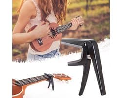 Capo universeel voor ukelele - banjo - mandoline met platte toets