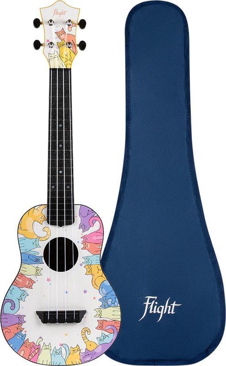 Flight Concert Ukelele - Travel Series - KITTY — afbeelding 1