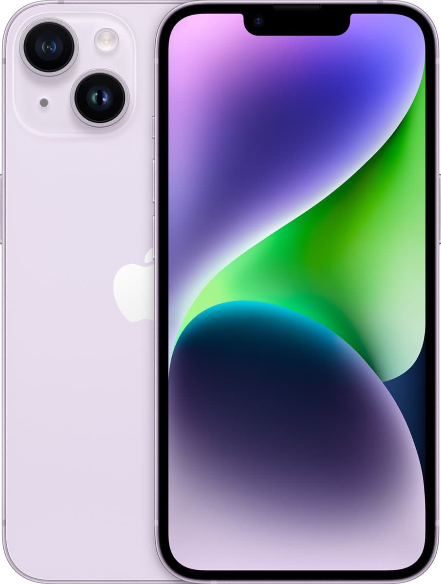Apple iPhone 14 - 512GB - Paars — afbeelding 1