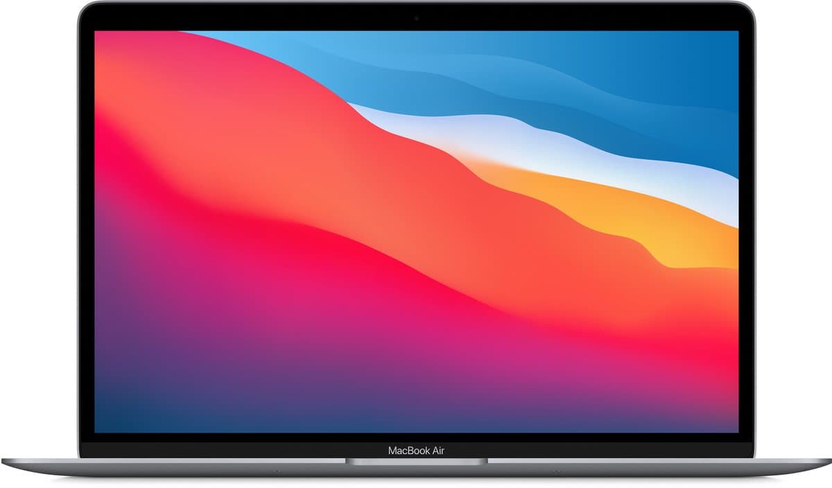 Apple MacBook Air (2020) - 13.3 inch - Apple M1 - 256 GB - Space Grey - QWERTY — afbeelding 1