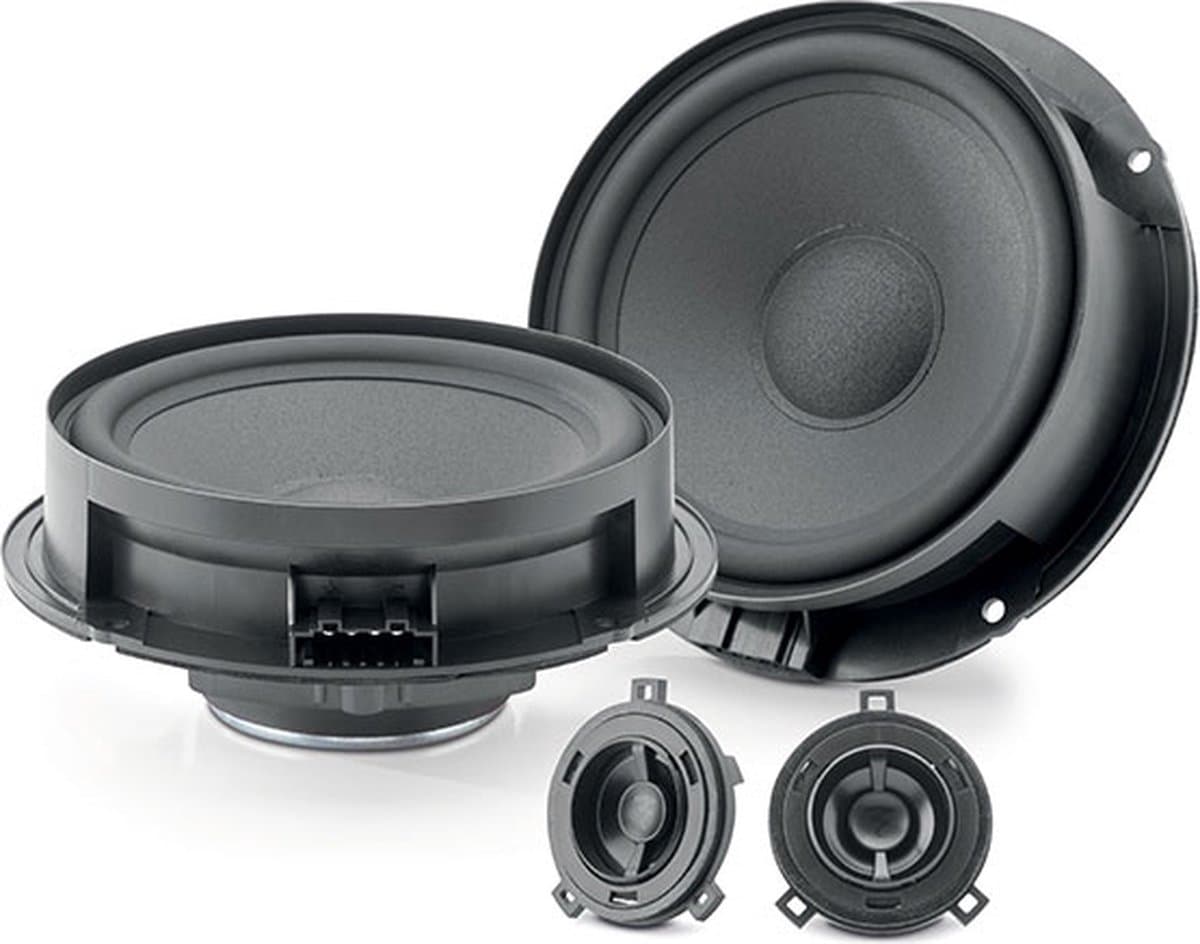 Focal ISVW155 - Autospeakers - Pasklare speakers Seat, Skoda , VW en Volkswagen - Custom Fit speakers - 2 weg composet - 16,5cm luidsprekers - Focal Inside - 120 Watt - 2 Ohm — afbeelding 1