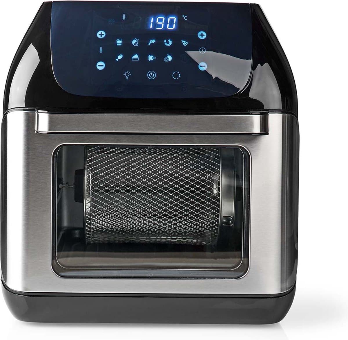 Nedis Airfryer Oven XXL – 12L – Digitaal – Heteluchtfriteuse - Tijdschakelaar – 1500 W – Zwart — afbeelding 1