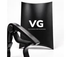 VG Capo - geschikt voor akoestische western of elektrische gitaar - zwart