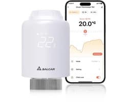 Slimme radiatorthermostaat, wifi, TRV603, thermostaat, verwarming, compatibel met en, programmeerbare verwarmingsthermostaat,, slimme radiator, geen gateway
