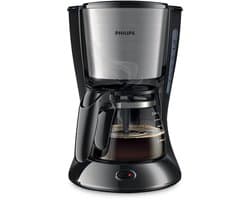 Philips - Koffiezetapparaat Filterkoffie - Zilver / Zwart - 7 Kopjes per zetbeurt