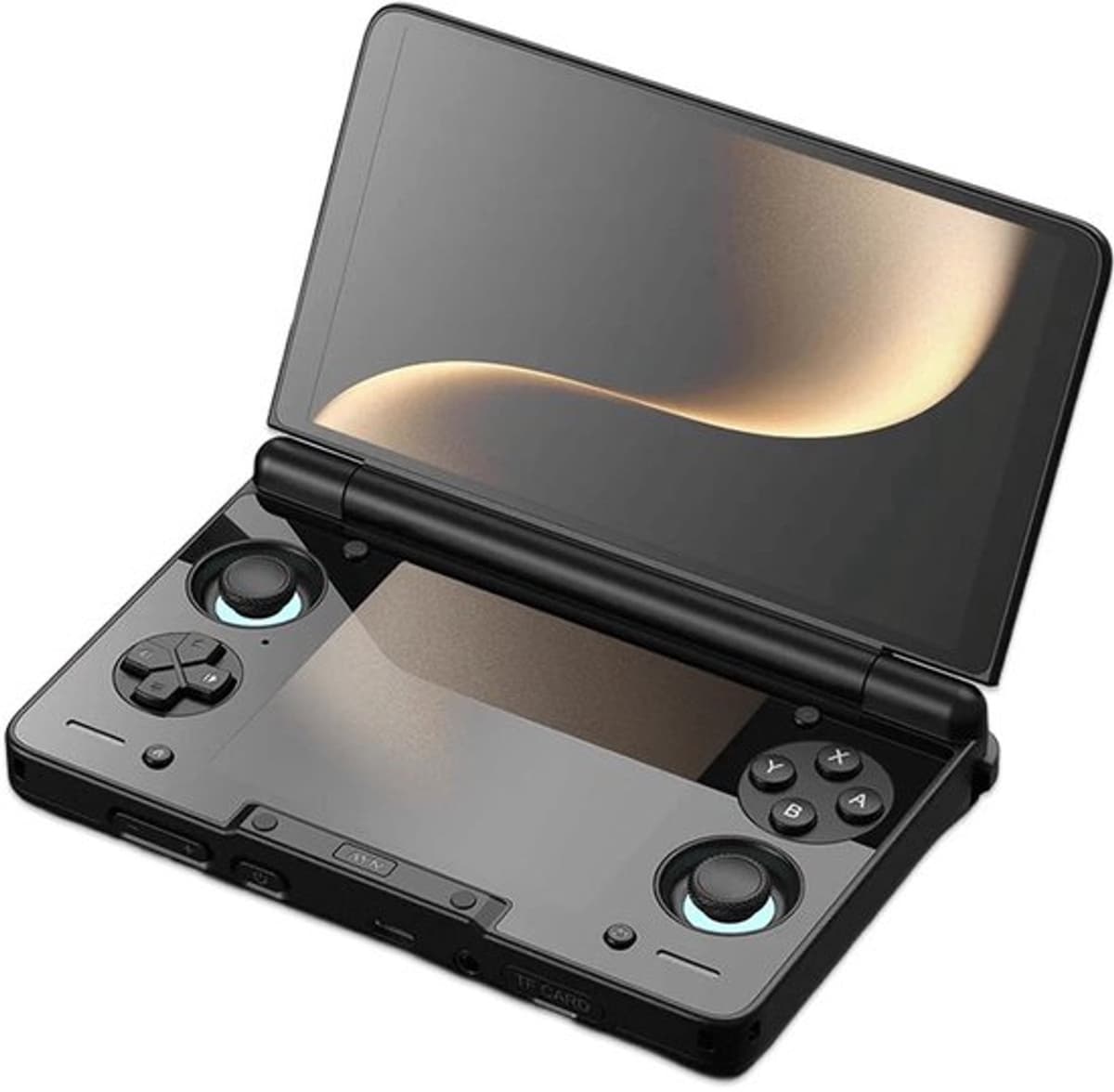 Gaming Handheld Clamshell - 6 Inch 120Hz AMOLED Dubbel Scherm - Snapdragon 8 Gen 2 - 12GB RAM - 256GB Opslag - Android 13 - Zwart — afbeelding 1