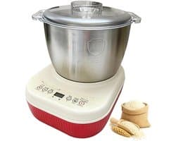 Elektrische Deegmixer - Kneedmachine Automatisch - Thuis Bakken - Constante Temperatuur Fermentatie - 7 Liter Kom - Wit