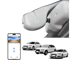 SnelShoppen - 4K UHD Dashcam Auto, Ingebouwde OEM Look, Speciaal voor Audi A3 A4 A5 A6 A7 A8 Q3 Q5 Q7 Q8, G-Sensor, Loopopname, WiFi, 64GB Geheugenkaa