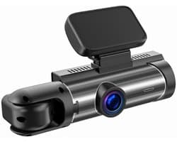 Dashcam Auto - Dashboard Camera - Rij Veiligheid - Dubbele Opname - 1080p - Zwart