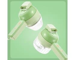 Elektrische Groentesnijder - Keukenmachine Hakker - Snel Ingrediënten Snijden - 4-in-1 Draadloos Ontwerp - 200 ml Inhoud - Type 1