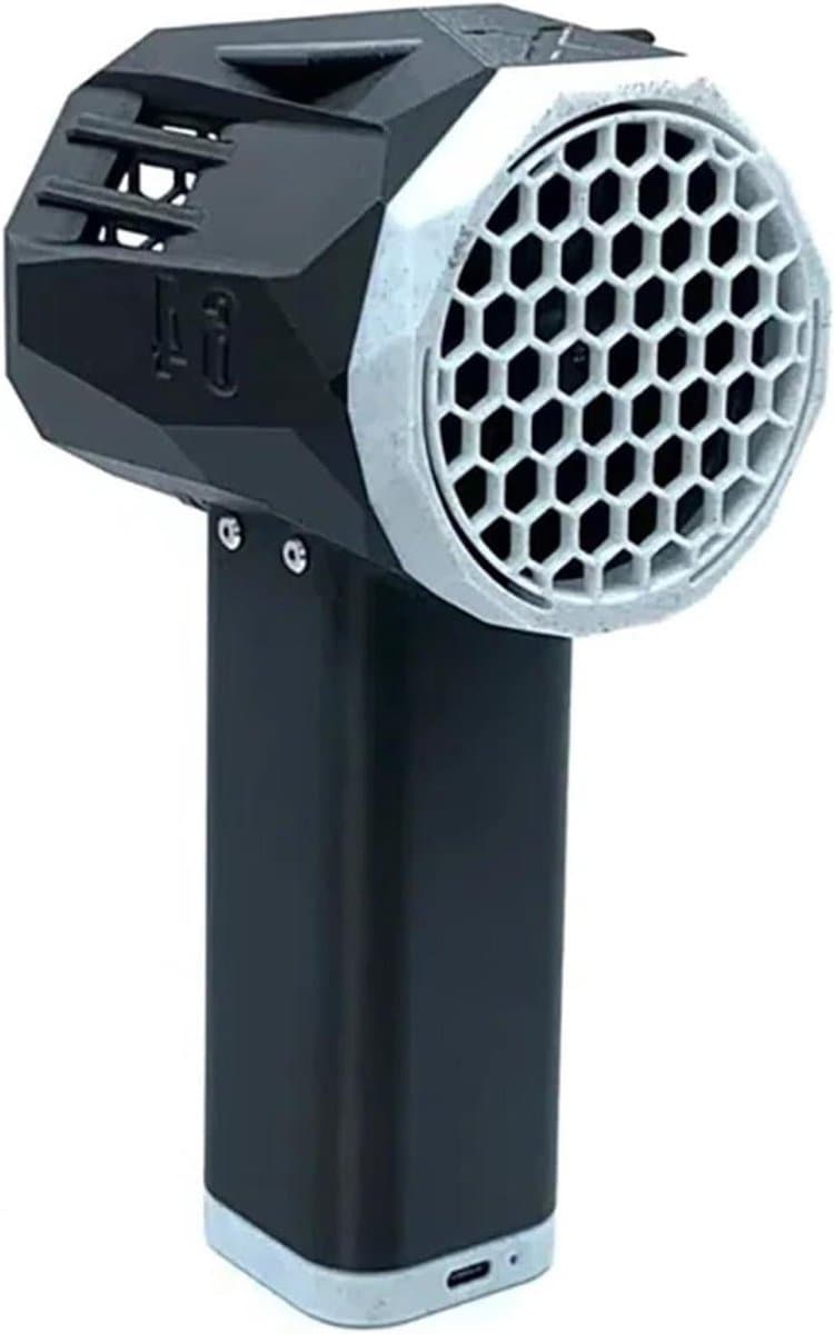 Handstofzuiger - Kruimelzuiger - Auto Interieur - Borstelloze Motor - 400 Gram - Grijs — afbeelding 1