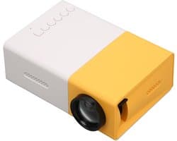 SnelShoppen - Mini-projector Draagbare Videoprojector 1080P, Multimedia Home Theatre Filmprojector, Smart HD, HiFi Telefoonprojector voor USB & Geheug