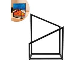 Pinguïn Records LP opbergsysteem – Vinyl Nest Mini – LP platenrek geschikt voor circa 25 LP’s – LP houder – Vinyl houder – Gemaakt van gepoedercoat staal – Zwart