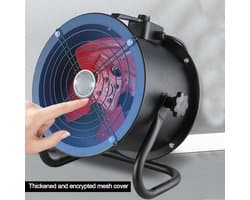 Vloerventilator - Industriële Ventilator - Koel en Fris - Hoge Luchtsnelheid - 52 cm - Zwart