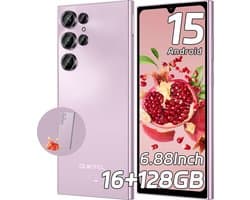 OUKITEL C61 Smartphone 4G-6.88 inch HD-16 GB RAM-128 GB Opslag, 5150 mAh Accu-13MP camera-Android 15